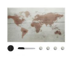 "vidaXL Magnettafel Wandmontage Glas 100x60 cm"