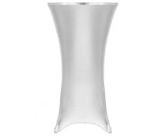 "vidaXL 2 Stück Stretch-Tischdecken Silbern 60 cm"