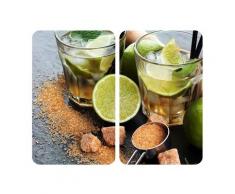 Wenko Herdabdeckplatte Universal 2er Set (Longdrink)
