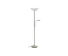 LIVARNO home Deckenfluter Glasschale mit Leselampe, LED