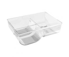ERNESTO® Halter für Topfdeckel und Küchenutensilien (Küchen- Organizer transparent)