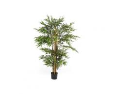 Pureday Kunstpflanze Bambusbaum, mit Naturstamm