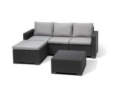 Keter Lounge Set Moorea/California (anthrazit, mit Sessel)