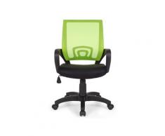 AMSTYLE Bürostuhl RivoliStoff / Netz (Limette)