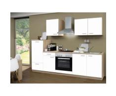 Menke Küchenzeile "Classic" 270/280/300/310 cm (frei Verwendungsstelle, 270 cm / Weiss, ohne Geschirrspüler)