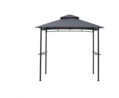 Grasekamp BBQ Grillpavillon (grau, Stoffbezug)