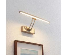 Lucande Thibaud LED-Bilderleuchte, nickel, 35,4 cm