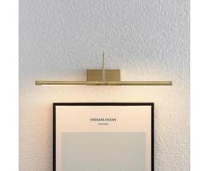 Lucande Fehmke LED-Bilderleuchte, messing antik