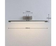 LED-Bilderleuchte Mailine mit Schalter, nickel