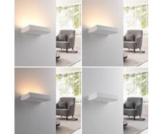 LED-Wandfluter Dana aus Gips