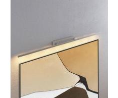 Lucande Alexis LED-Bilderleuchte 158cm nickel matt