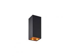 Arcchio Hinka Deckenleuchte, eckig 25,4 cm schwarz