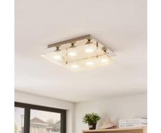 ELC Tahyla LED-Deckenleuchte, GU10, Glas, 32 cm