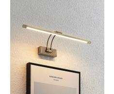 Lucande Felena LED-Bilderleuchte, messing antik