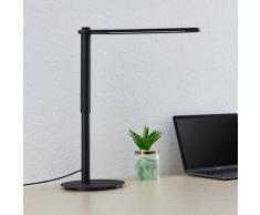 Lucande Olivanda LED-Schreibtischleuchte, schwarz
