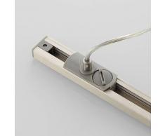 Stromeinspeisung Baldachin, Schienensystem nickel