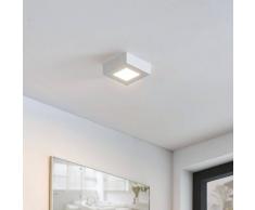LED-Deckenlampe Marlo weiß 3000K eckig 12,8cm