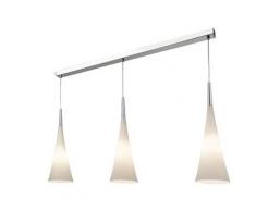 Villeroy&Boch »Stockholm« Pendelleuchte metall chrom/glas weiß