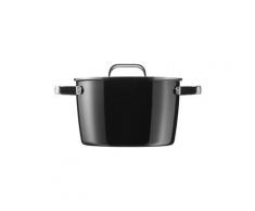 Fleischtopf "FusionTec", mit Deckel, schwarz, 22 cm