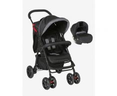 Kombi-Kinderwagen „Primacity“/Babyschale „Primasit“ schwarz/grau von vertbaudet