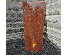 Wasserwand Husum groß, Cortenstahl, mit Zubehör, 180x50x6cm