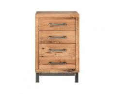 Massivholz »Brest« Kommode mit 4 Schubladen 50x79x38cm