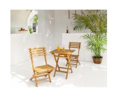 MassivHolz »New Bistro« Balkonset 3-teilig aus Teakholz