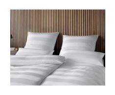 Elegante Jacquard-Satin Bettwäsche »En Bloc« 2414-00 Bettwäsche / 155x220 cm / 80x80 cm