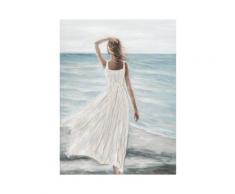 La Casa »Lady am Strand« Ölbild handbemalt 90x120 cm