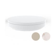 Vondom »VELA« Outdoor Daybed rund White mit Bezug Silvertex White 4004 / Basic Matt