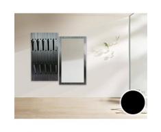 BlackWood »Piaforte schwarz« Massivholz Design-Garderobe Garderobe / Schwarz lackiert / 33 cm