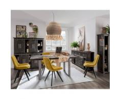 3S Frankenmöbel »Cosma« Massivholz Esstisch grau WZ-0480 / 200x100 cm