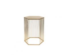 Zuiver »Queenbee« Beistelltisch gold