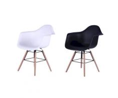 SIT Designer-Stuhl mit Armlehne 2424 Schwarz