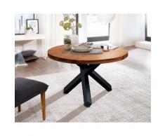 3S Frankenmöbel »Las Vegas« Massivholz Esstisch TI-0614 / 110 cm / Mango lackiert