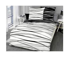 Kaeppel Mako-Satin Bettwäsche Motion 584/610 155x220 cm / 80x80 cm