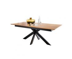 3S Frankenmöbel »Carlo» Massivholz Esstisch mit Auszug TI-0595 / 180x100 cm