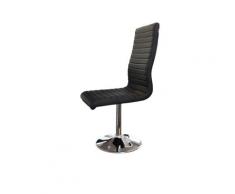 SalesFever »Lio« Drehstuhl 4er-Set schwarz 45x106x65 cm