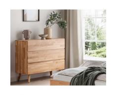 Massivholz »Los Angeles« Kommode Mokka