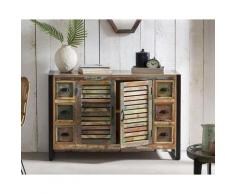 SIT Fiume »Nael« Sideboard Altholz bunt / 6 Schubladen, 2 Türen