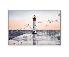 La Casa »Lighthouse« Glasbild 120x80 cm