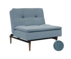 Innovation »Dublexo« Stuhl Styletto Helles Holz/Schwarz / 558 Soft Indigo