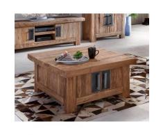 SIT Coral Teak Massivholz Couchtischtruhe 4 Türen