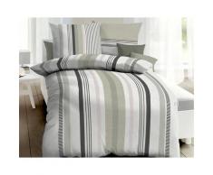 Kaeppel Designer Bettwäsche »Mapping« 337/33 oliv 135x200 cm / 80x80 cm