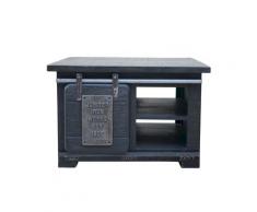 3S Frankenmöbel »Cosma« Massivholz Couchtisch II grau