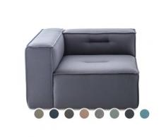 Sitting Bull »numberONE« Sofa Grundelement links Armlehne hoch PG1 MIAMI 014 smoke