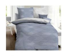 Kaeppel Mako-Satin Bettwäsche »Mapping« 328/41 taube 135x200 cm / 80x80 cm