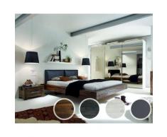 Hasena Factory-Line Massivholzbett Bloc Vilo/Dorma 140x200 cm / Akazie Vintage weiss, lackiert