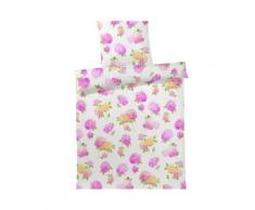 Elegante Satin Bettwäsche »Bretagne« 2205-01 Bettwäsche 155x220 cm / 80x80 cm