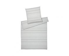 Elegante Halbleinen Bettwäsche »Balance« 7103-09 Bettwäsche / 240x220 cm / 2x 80x80 cm